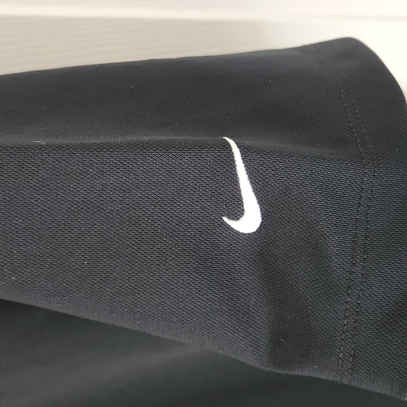 NIKE GOLF Golf Shirt Black White Swoosh Big & Tall XXL - Picture 5 of 12